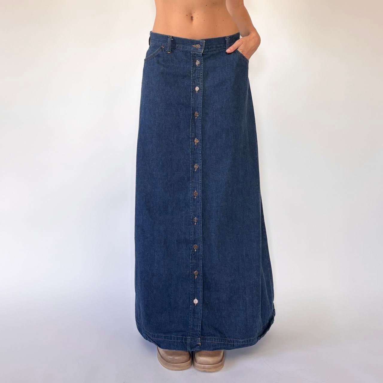 70s Levi’s Denim Maxi Skirt (S/M)