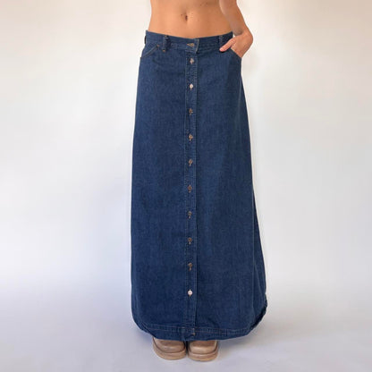 70s Levi’s Denim Maxi Skirt (S/M)
