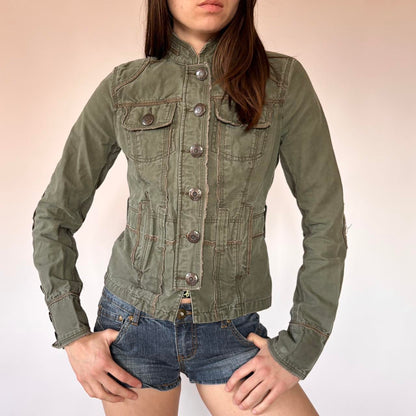 Y2K Cargo Jacket (XS/S)