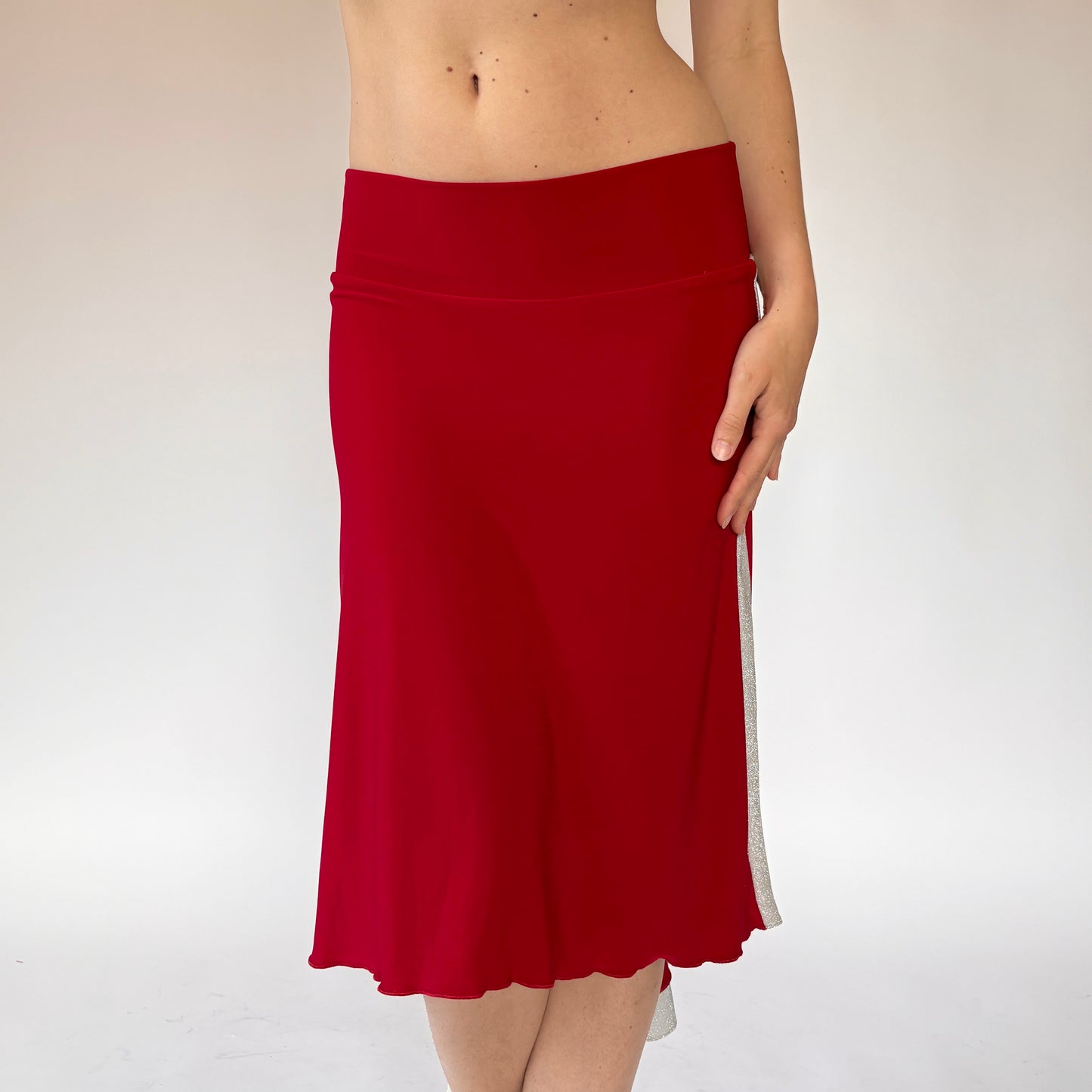 Y2K Sporty Spice Midi Skirt (S)