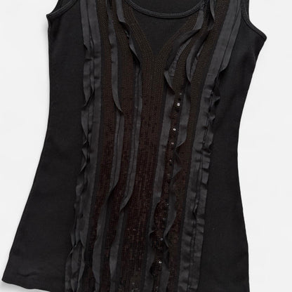 2010 Embellished Sequin Tank Top (S/M)