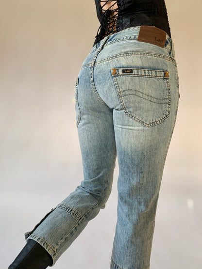 Y2K Denim Capris - Small