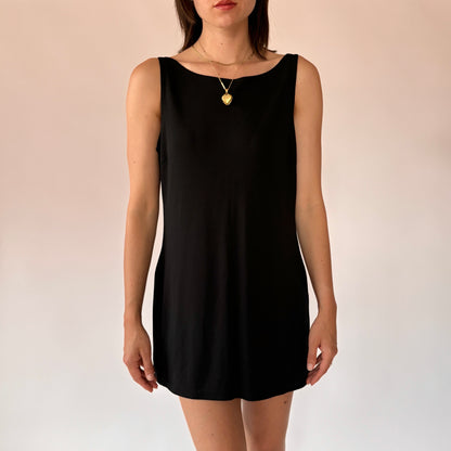 90s Noir Mini Dress (M)