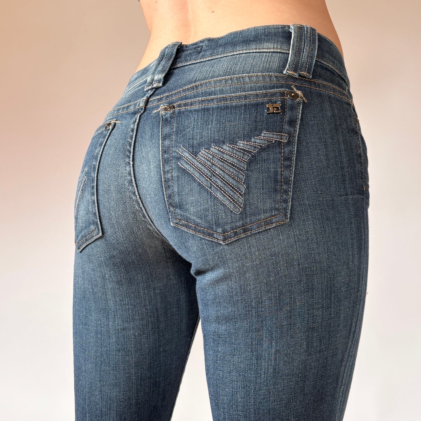 2000s Low Rise Flare Jeans (XS)