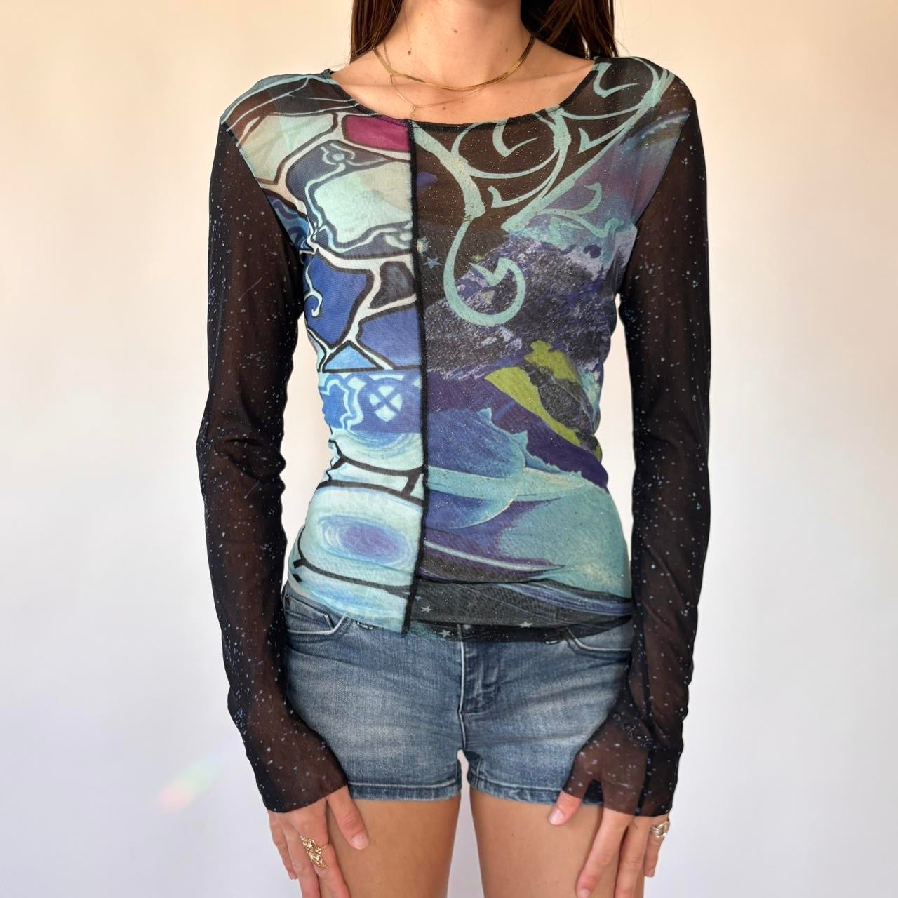 Abstract Mesh Top (L/XL)