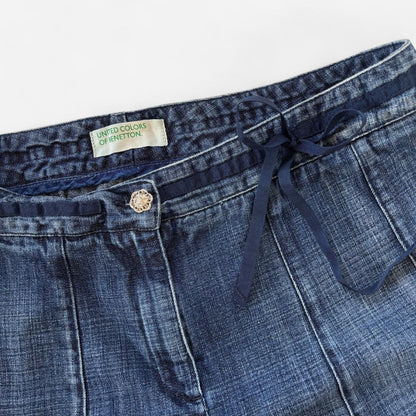 Benetton Made in Italy Denim Skirt (M)