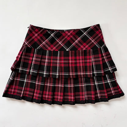 2000s Plaid Ruffle Mini (S)