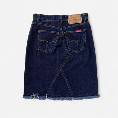 90s Denim Midi Skirt (XS)