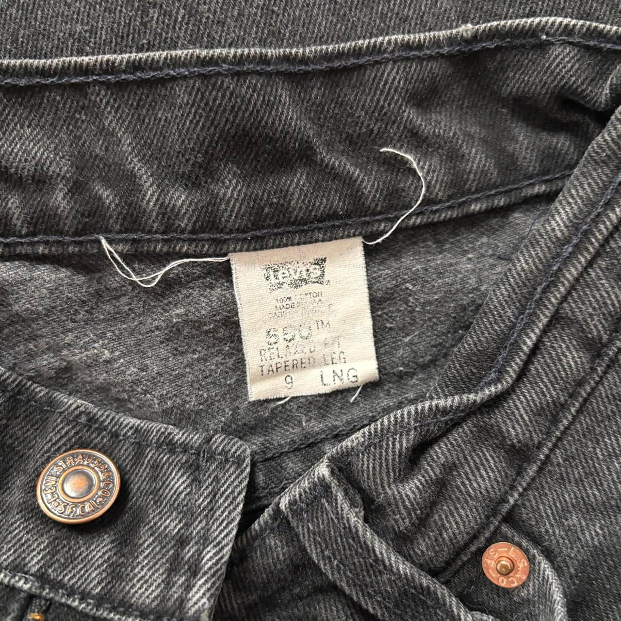 90s Levi’s Black 550 Jeans (S)