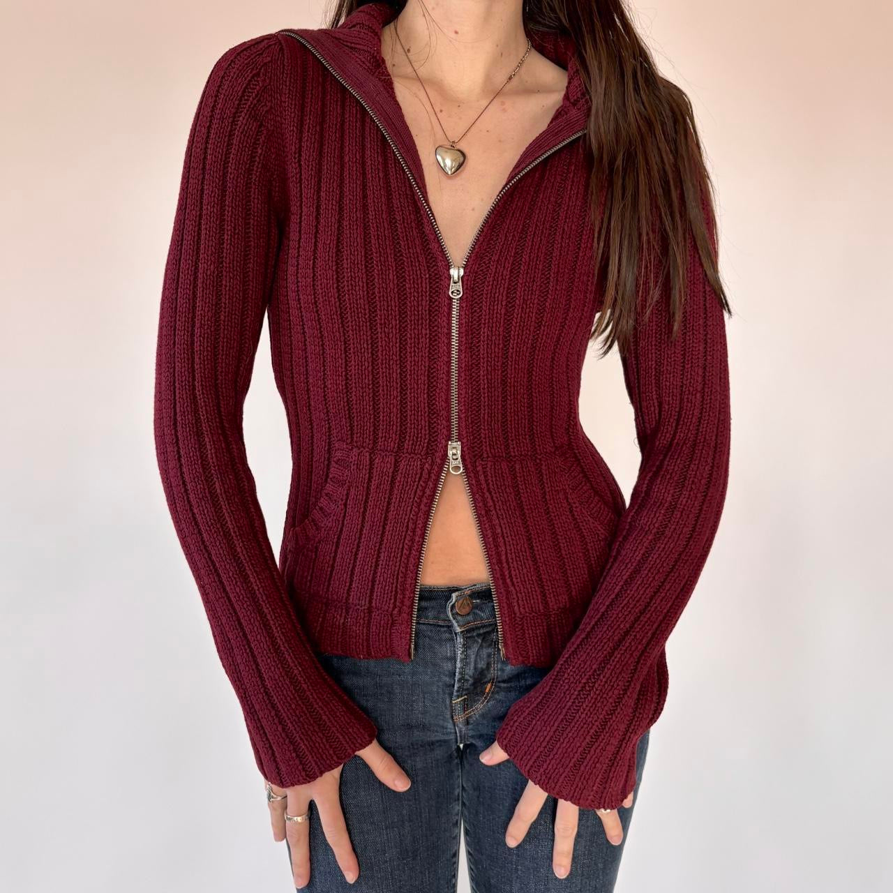 Abercrombie & Fitch Double Zip Sweater (S/M)