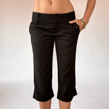 2000s Pinstripe Capris (XS)