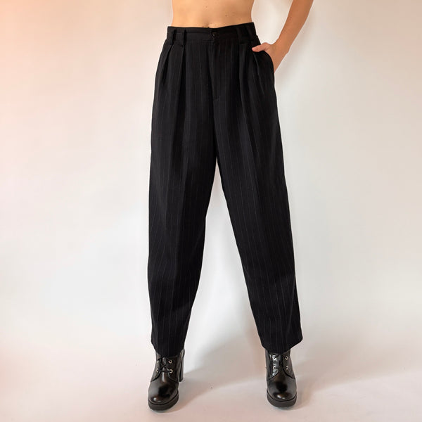 90s Pinstripe Trousers (S)