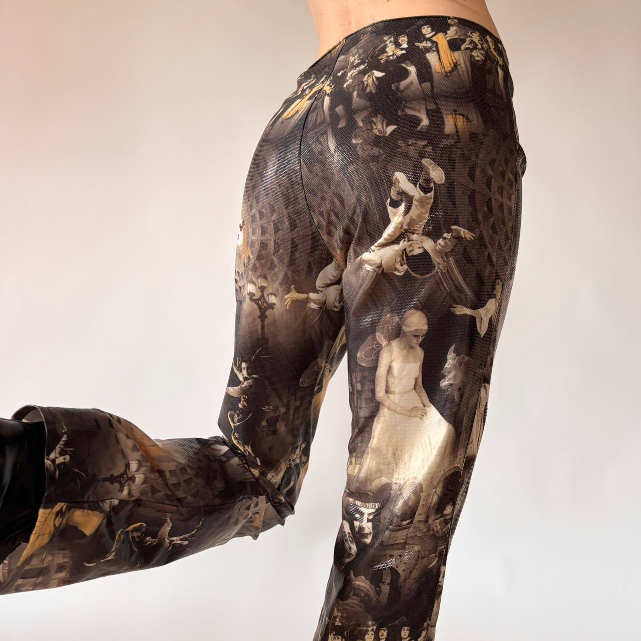 Y2K Novelty Print Pants (M)