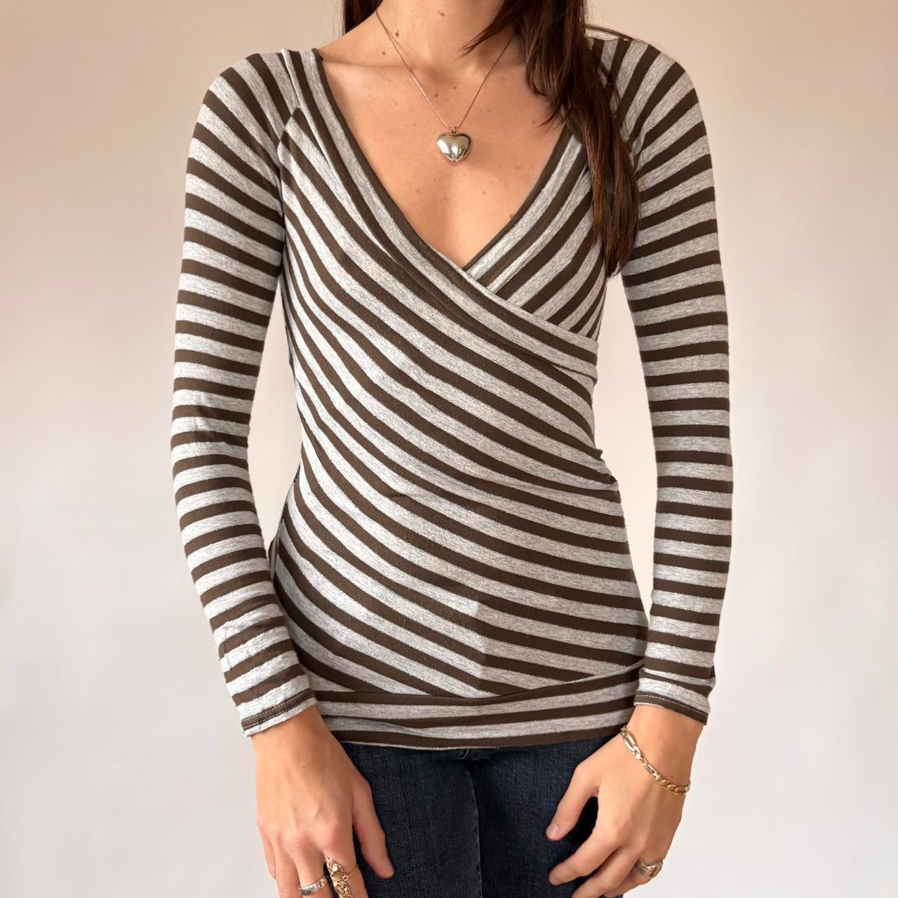 00s French Striped Top (S)