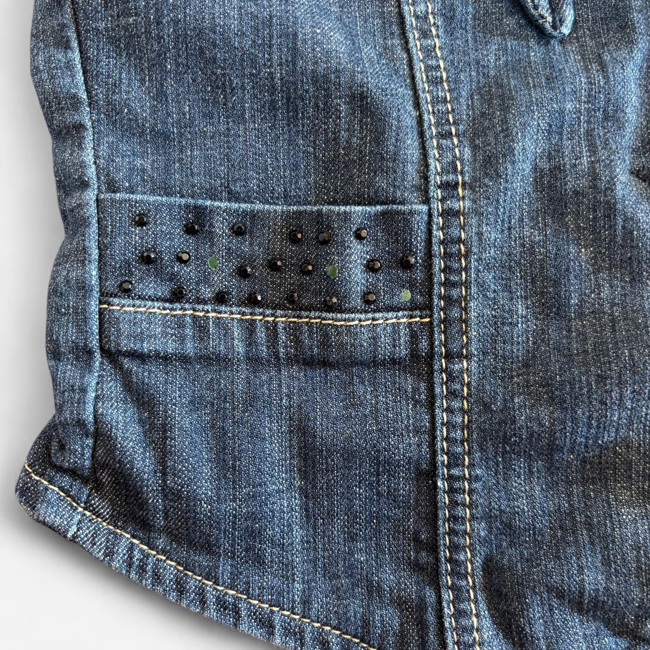 Y2K Denim Vest (S/M)