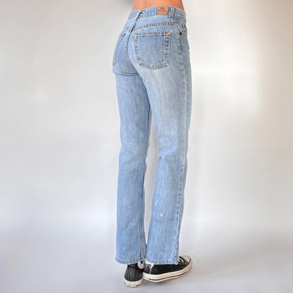 90s Light Wash Bootcut Jeans (XS)