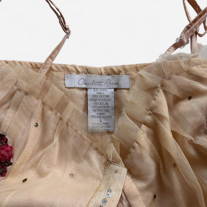 Y2K Charlotte Russe Corset Top (L)