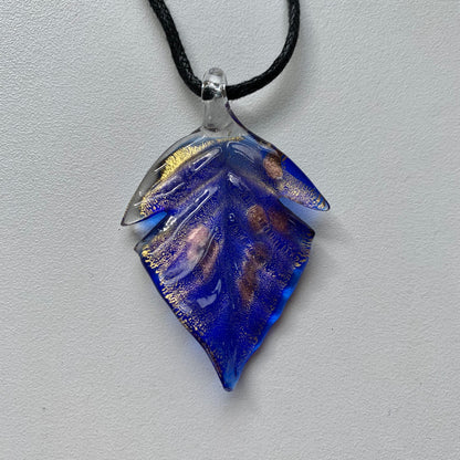 Glasswork Leaf Necklace