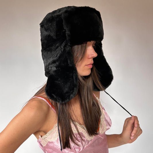 Vintage Faux Fur Trapper Hat