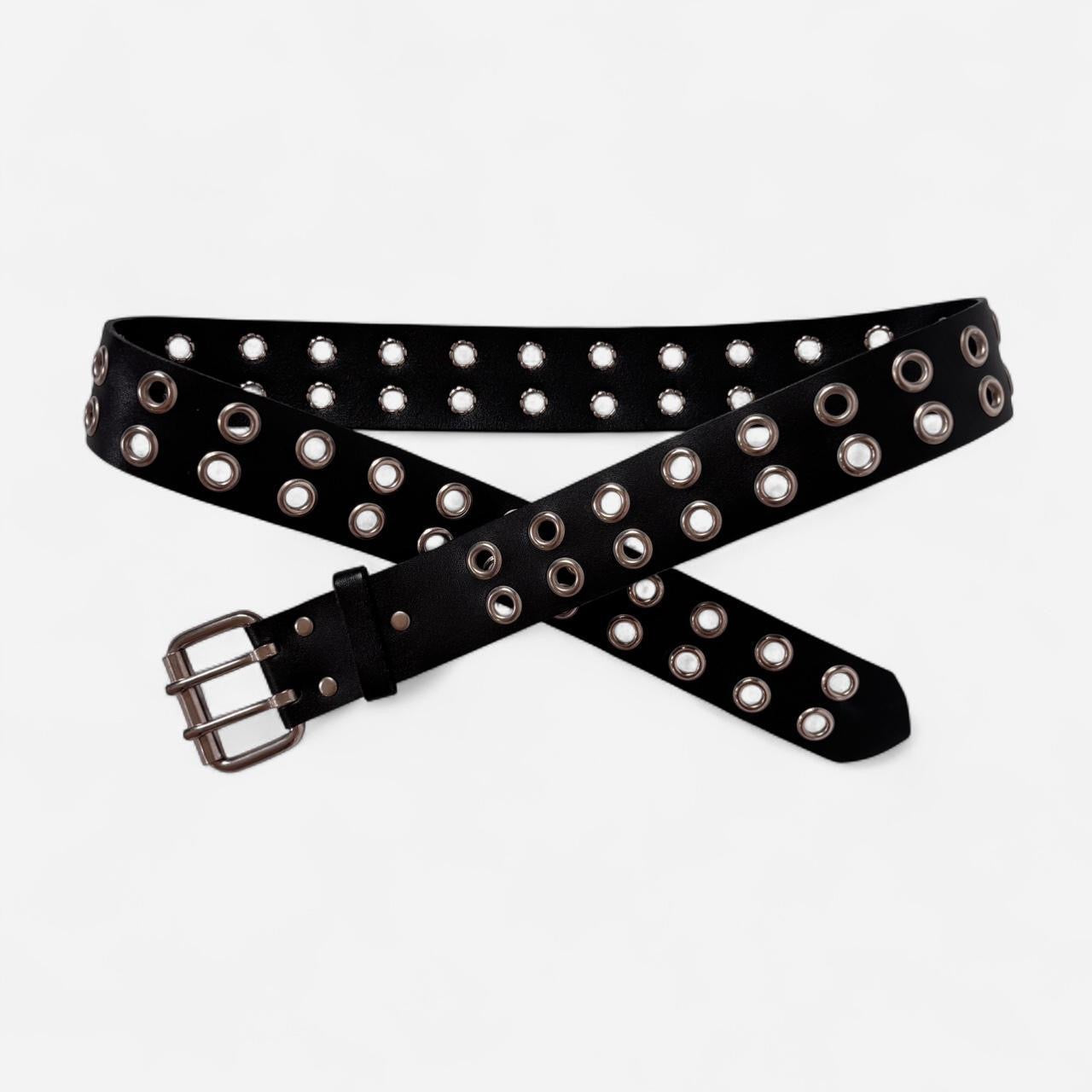 Black Grommet Belt