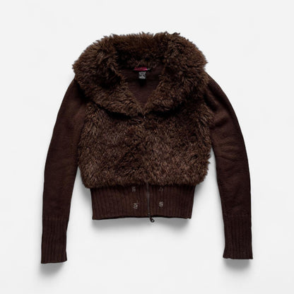 Y2K Furry Zip Up (M)