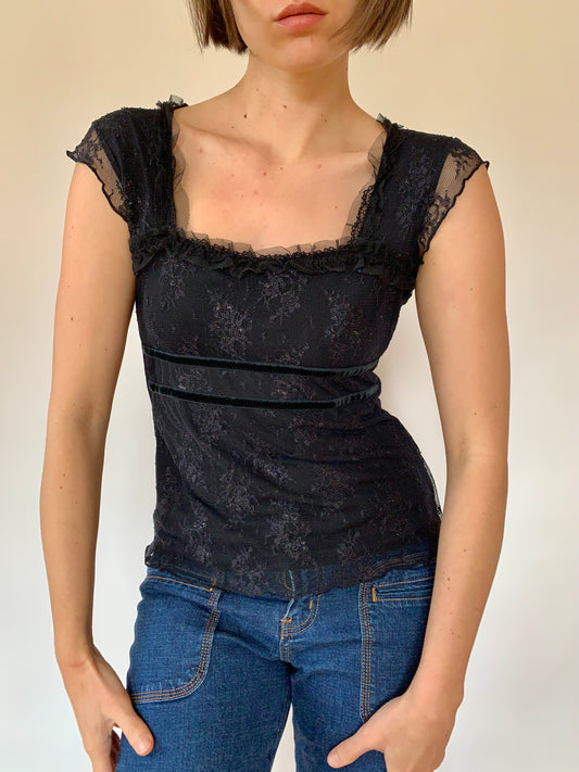 Vintage Whimsygoth Top - Medium