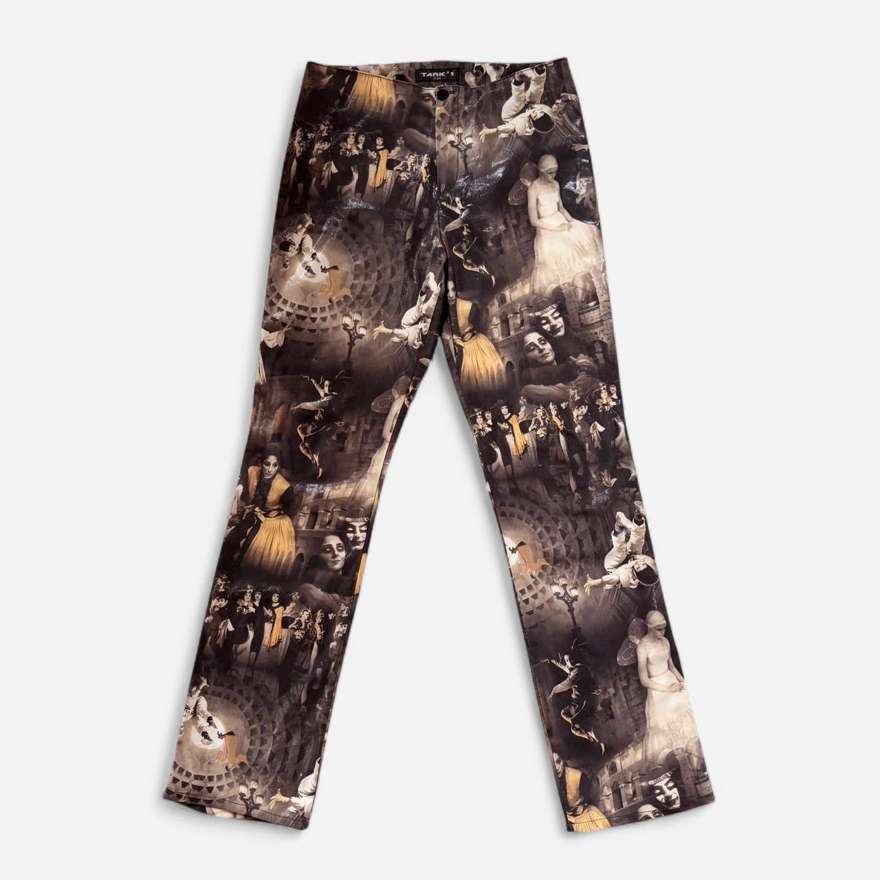Y2K Novelty Print Pants (M)