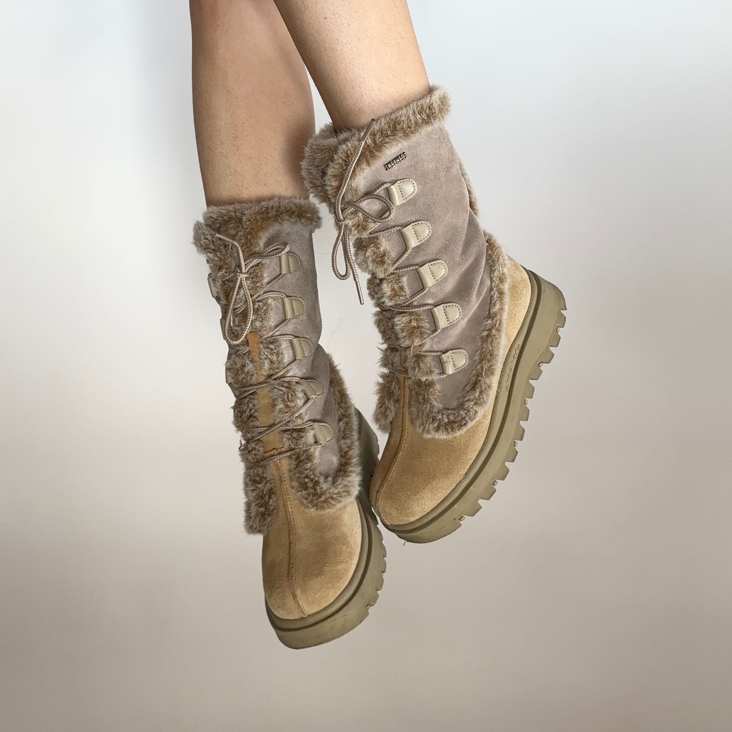 Skechers Lace-Up Boots (7.5)