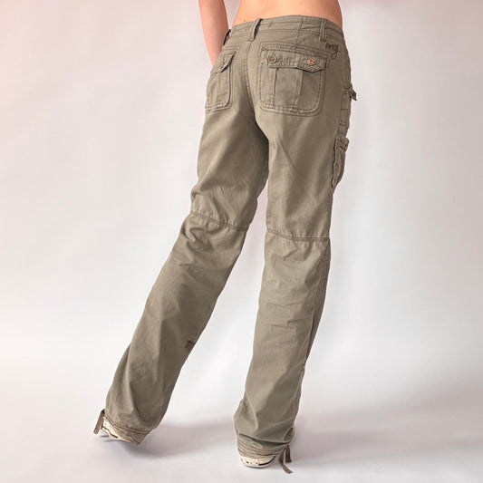 Y2K Roxy Low Rise Cargos (M)