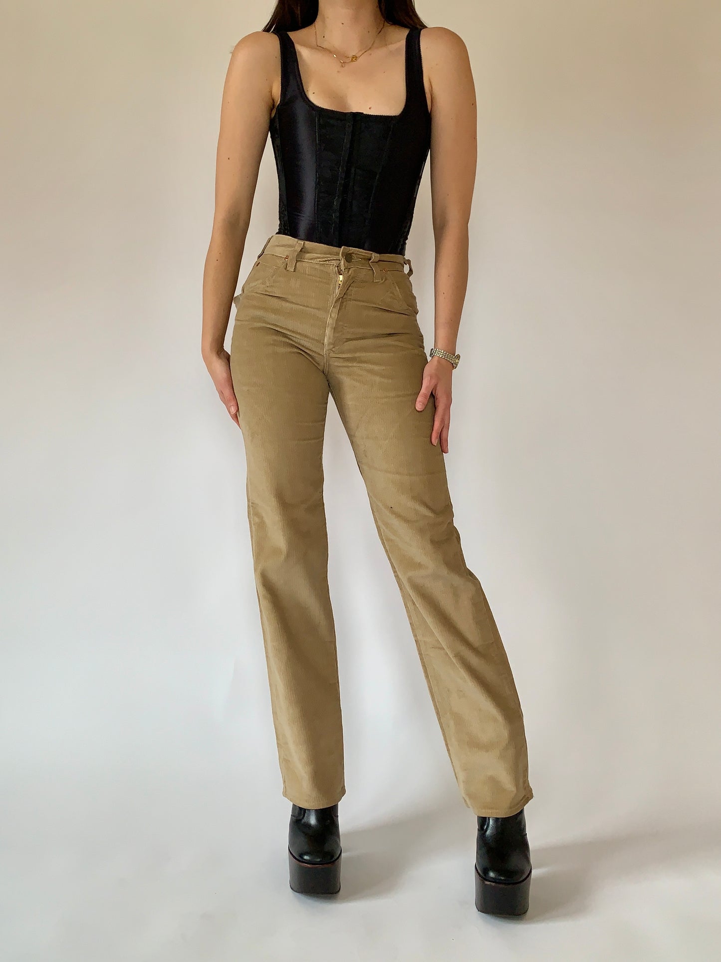 Vintage 1970s Deadstock Corduroys - Small