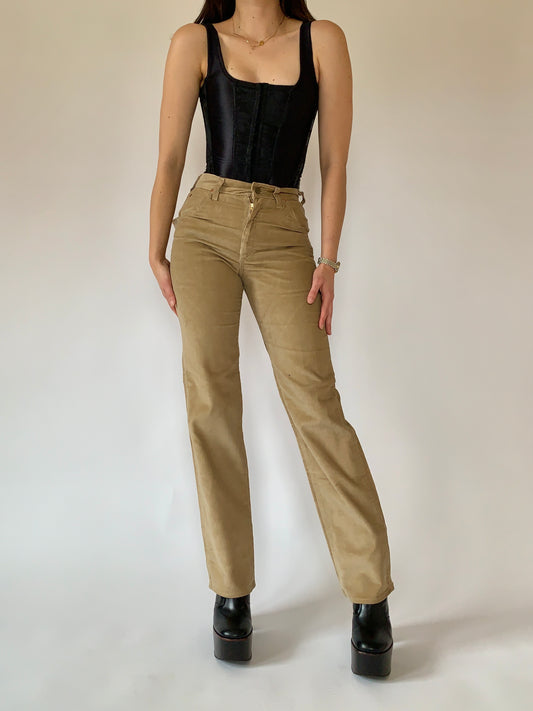 Vintage 1970s Deadstock Corduroys - Small