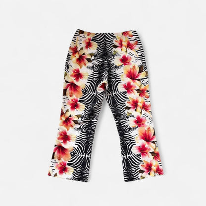 Y2K Caché Printed Flares (M)