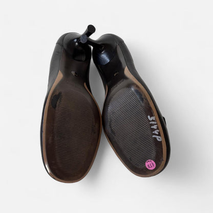 Y2K Nine West Leather Kitten Heels (7.5)