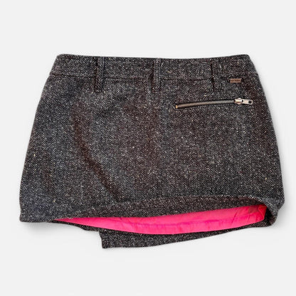 Y2K Guess Zipper Mini Skirt (XS)