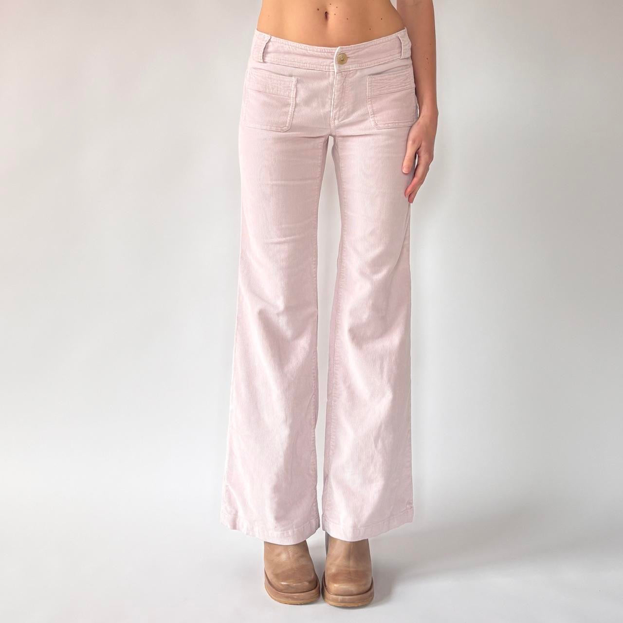 Y2K Baby Pink Corduroys (XS)