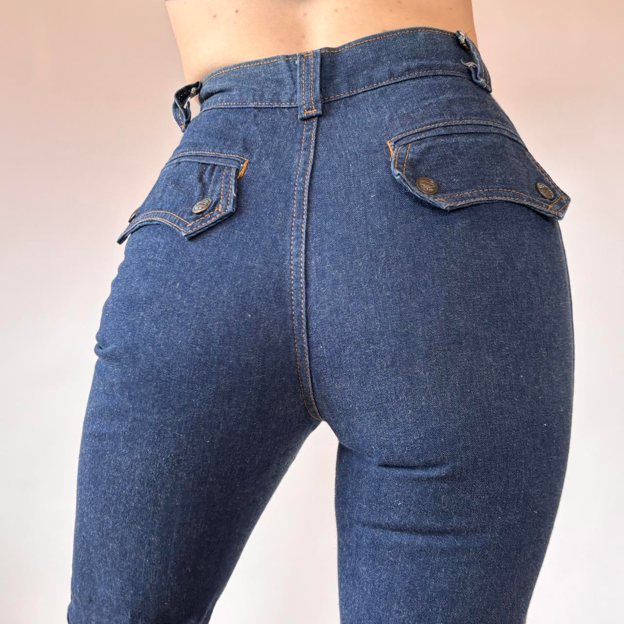 70s Dark Wash Jeans (XXS)