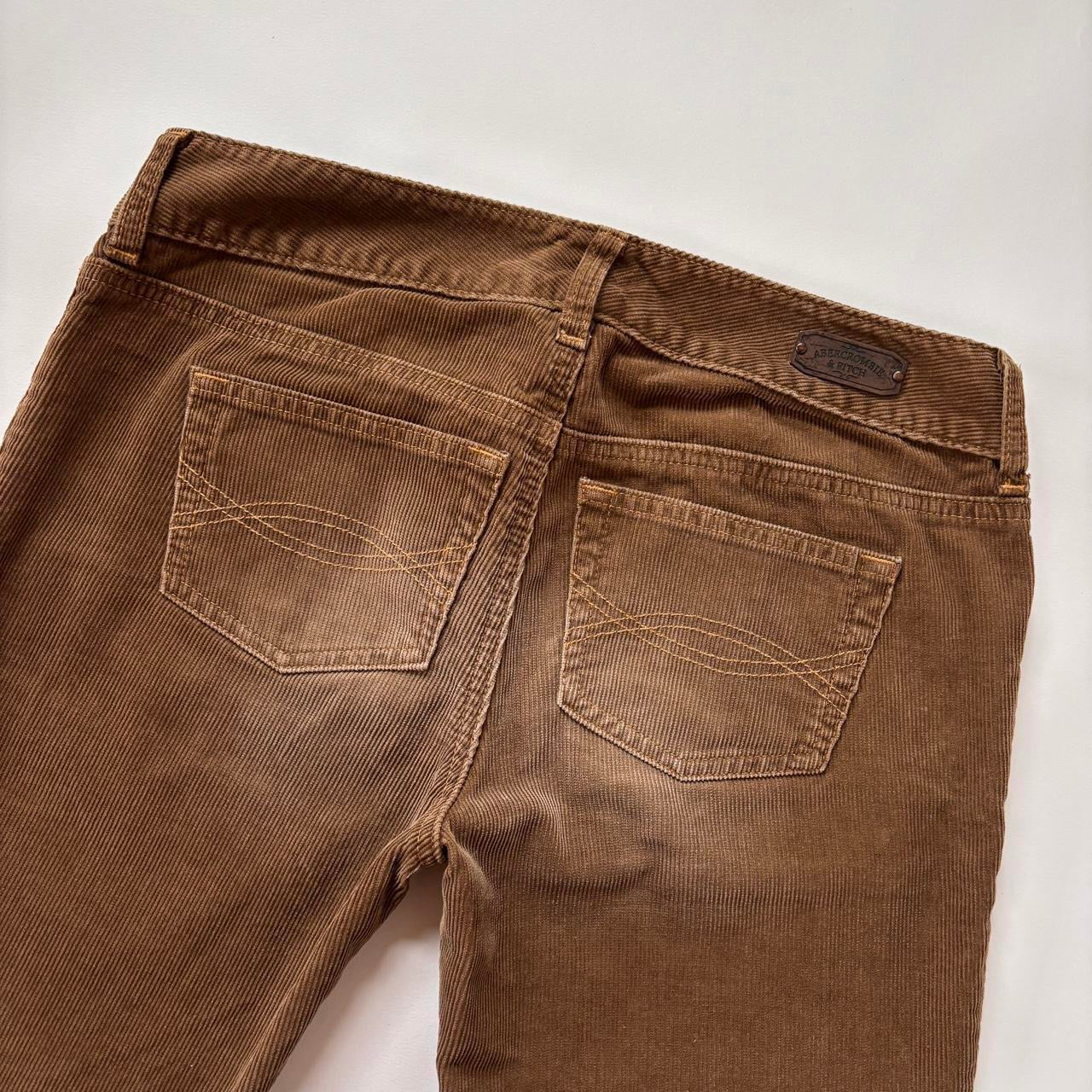 Y2K Abercrombie & Fitch Low Rise Corduroys (XS/S)