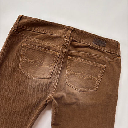 Y2K Abercrombie & Fitch Low Rise Corduroys (XS/S)