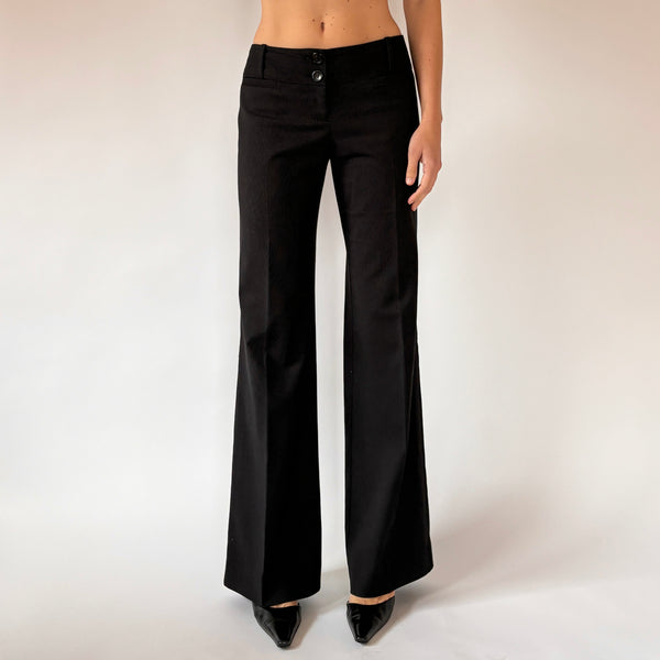 2000s Pinstripe Trousers (S)