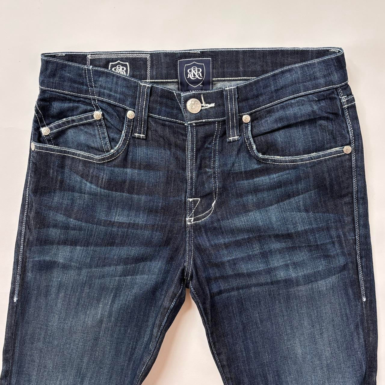 Rock & Republic Dark Wash Boyfriend Jeans (M)