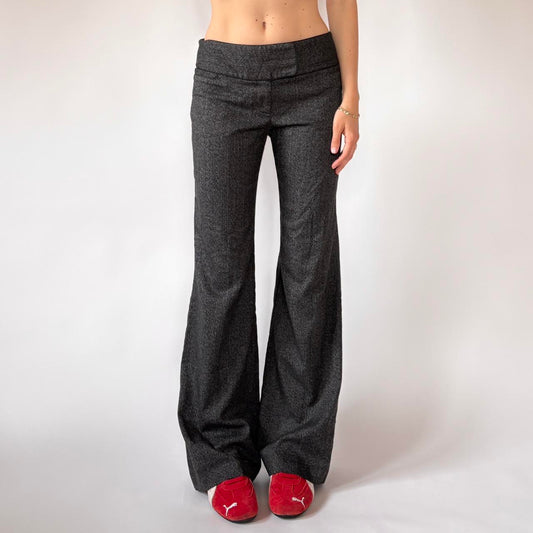 Y2K Gray Low Rise Flares (S)