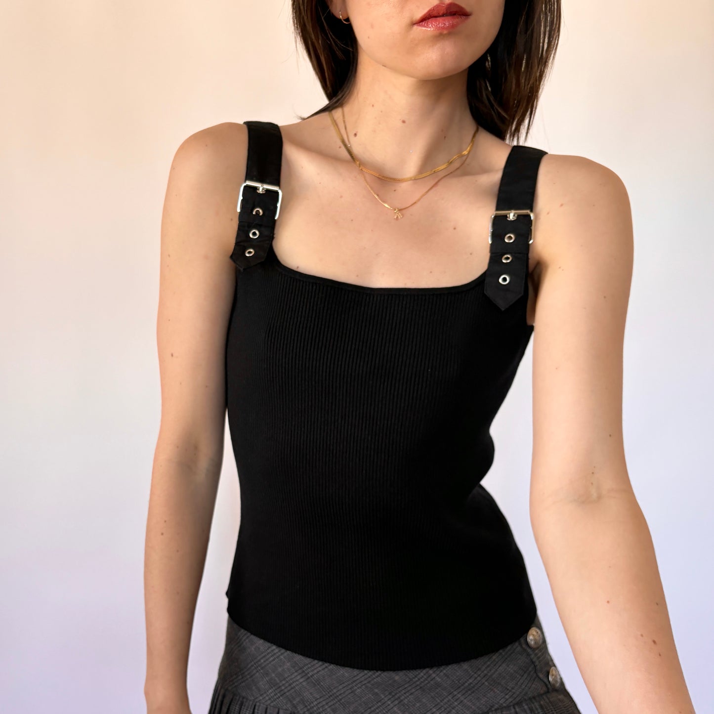 90s Silk Buckle Tank (M)