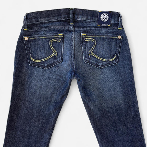Rock & Republic Ultra Low Rise Jeans (XXS)