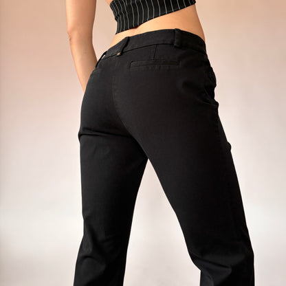 Y2K Noir Capris (S)