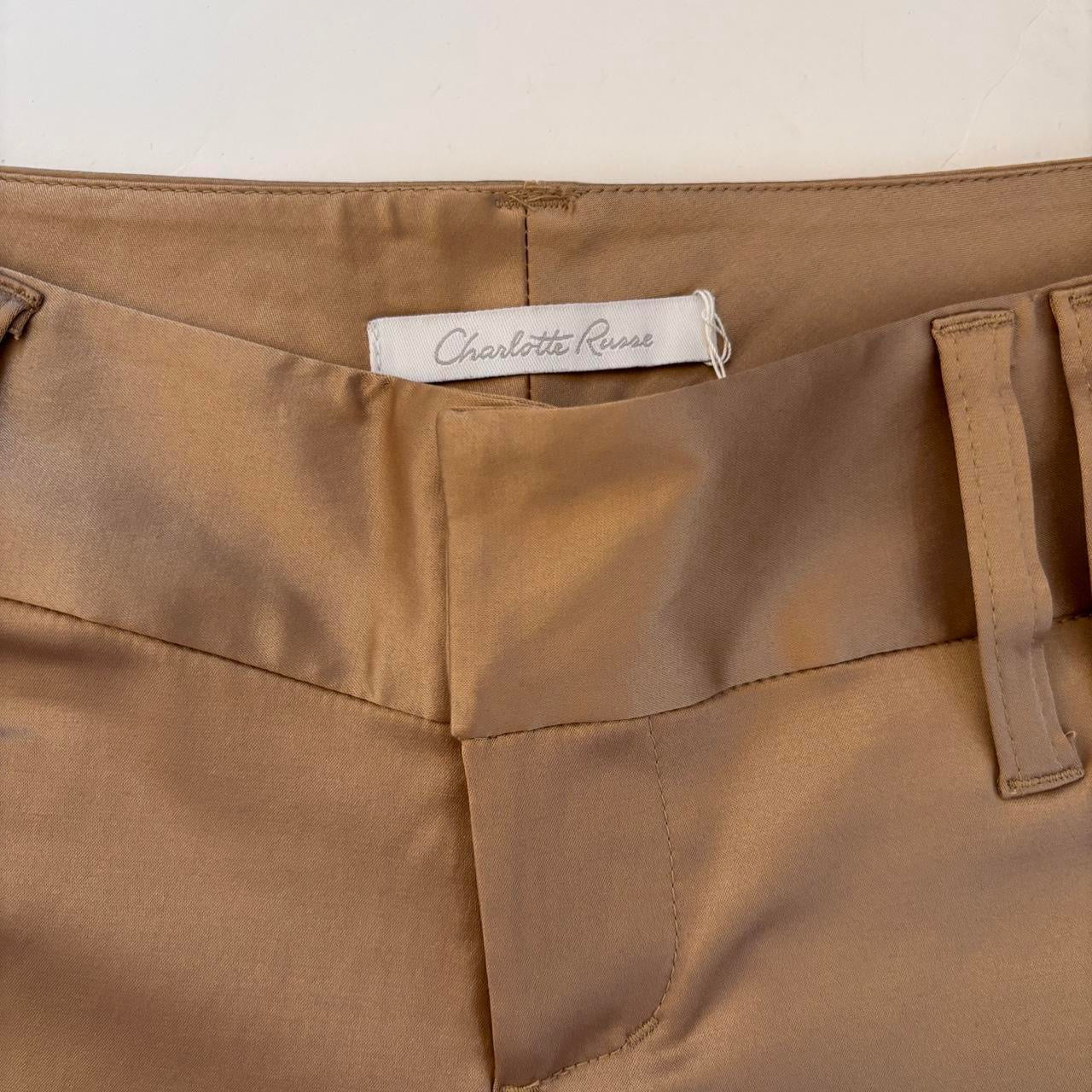 Y2K Deadstock Satin Low Rise Shorts (S)