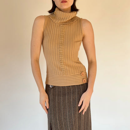 2000s Sleeveless Turtleneck (S)