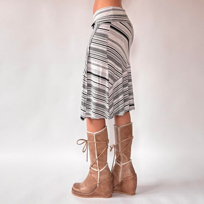 Contemporary Athleta Striped Midi Skirt (XS/S)