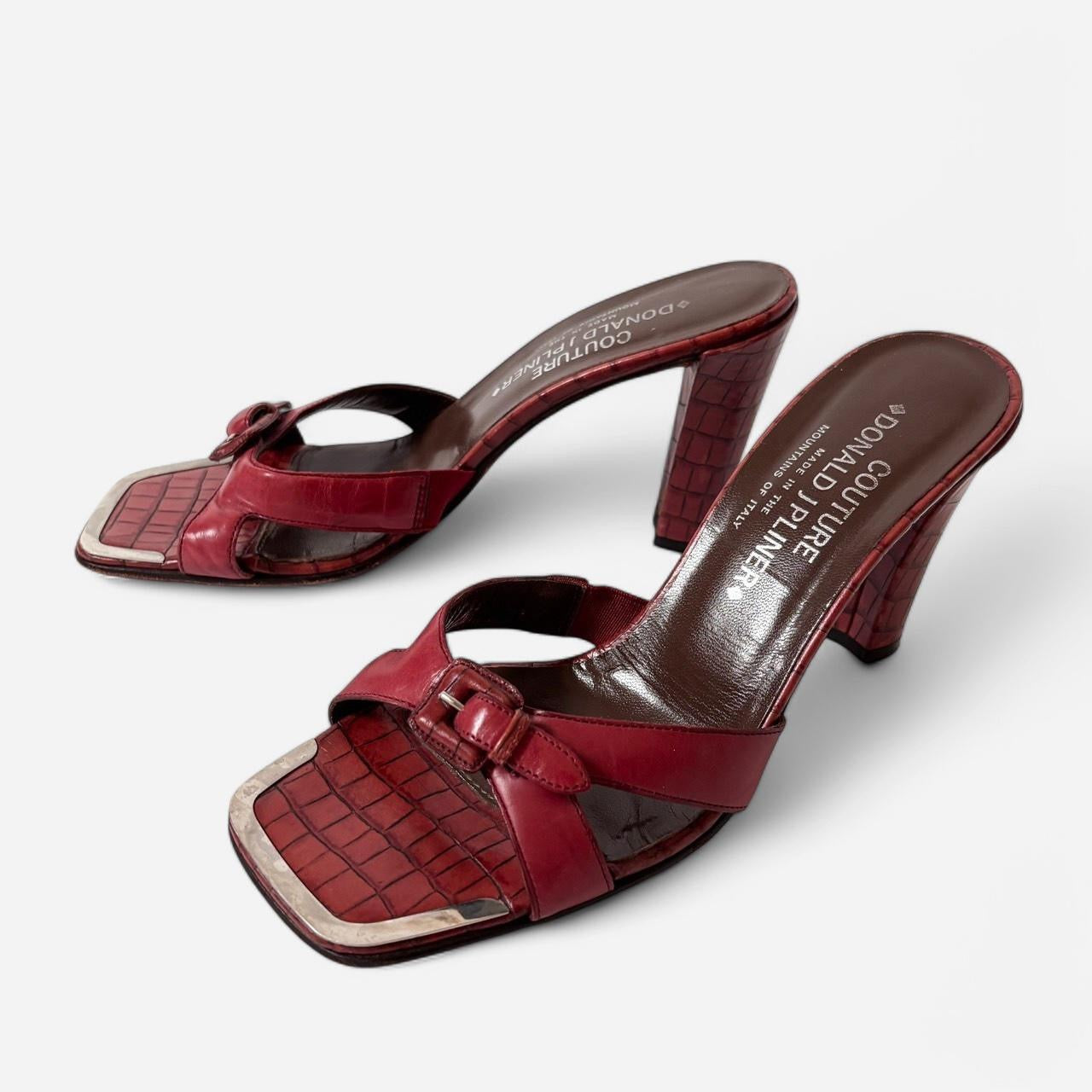 Y2K Buckle Heels (7.5)