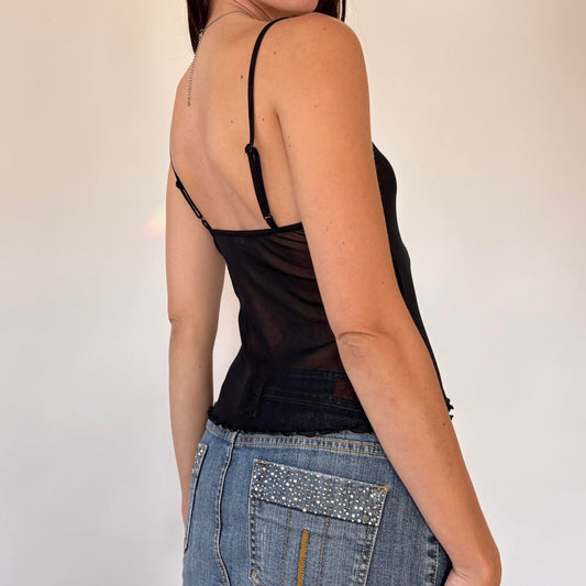 2005 Victoria’s Secret Mesh Ribbon Cami (S/M)