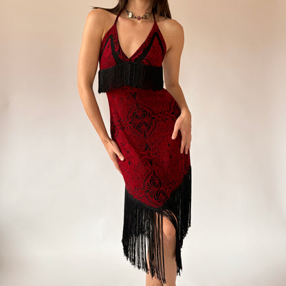 90s Fringe Dress (S)